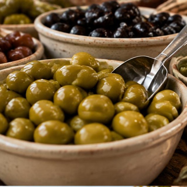 Aceitunas naturales a granel