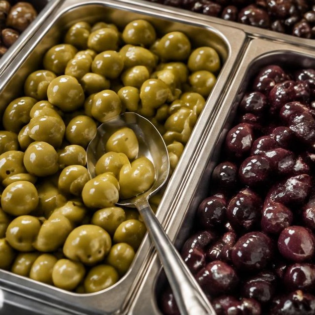Aceitunas naturales a granel